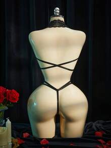 SpicyHot Black Lace Sexy Bodysuit Lingerie For Women,Adult ,Honeymoon,Hot,Date Night,Lingerie,Lace Sexy Lingerie,Lingerie Set,Sexy Outfit - Black - View 2
