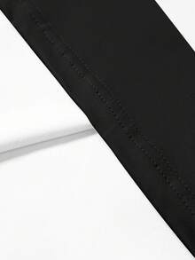 Manfinity EMRG Áo thun nam tay ngắn cổ tròn in họa tiết chữ thập và sọc, kiểu dáng thường ngày. - Nhiều màu - Xem 4