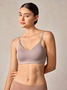 Veilyse 3 CHIẾC Áo ngực lót mềm mại không dây thoải mái cho nữ - Nhiều màu - Xem 5