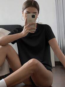 Livesso Camisetas de mujer - Negro - Ver 4