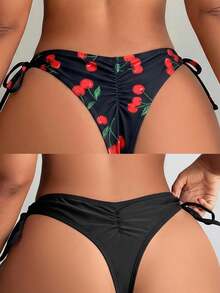 Swim SXY 2件装加大码女士性感露背比基尼泳裤 - 彩色 - 查看 5