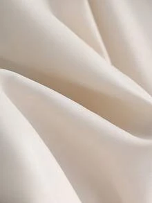 SHEIN Franclia Quần dài dệt kiểu Pháp thanh lịch dành cho nữ, có nơ thắt eo và viền ren, thích hợp cho mùa hè đi biển, kỳ nghỉ và mặc thường ngày. - trắng - Xem 3