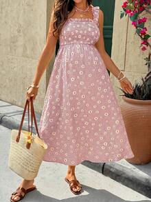 Plus Size Dresses - Old Rose - View 7