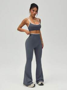 SHEIN Dewbera Women Sports Sets - Dark Grey - View 6
