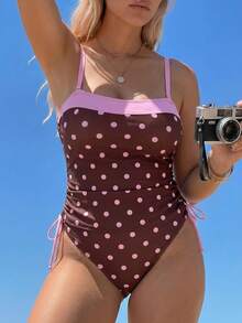 Swim Mod 2026 New Plus Size Halter Bikini Set Summer Beach Wear 1920s - Multicolor - View 4