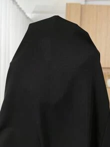 SHEIN CURVE+ 大码女式工作服，休闲多功能黑色吊带背心，春夏连体裤，带口袋 - 黑色 - 查看 11
