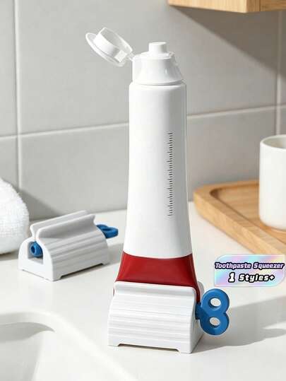 1pc Household Toothpaste Squeezer, Bathroom Accessories, Bathroom Storage, Save Toothpaste, Toothpaste, Toothpaste, Ointment, Hand Cream, No Waste Christmas For Holiday Gift Giving Home Bathroom Decor Summer