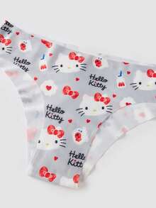 Chillnights HELLO KITTY AND FRIENDS | SHEIN 5pcs/Pack Soft Adhesive Collaboration Women's Briefs - Multicolor - View 6