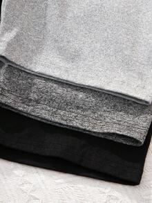 Quần legging lửng in hình hoạt hình phong cách thường ngày dành cho bé gái tuổi teen, thích hợp cho mùa xuân và mùa hè. - Nhiều màu - Xem 3