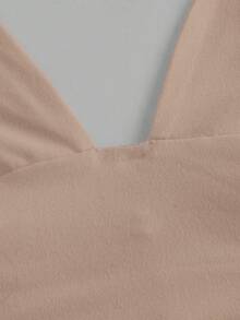 Tseoso Set di 3 canotte a fascia aderenti con arricciature in cotone al 95% nei colori nero, bianco e marrone - Abbigliamento sportivo estivo e per tutte le stagioni per sport, fitness, palestra, dormitorio, stile "soft girl", "clean girl", ritorno a scuola e abbigliamento da spiaggia - Multicolore - Visualizzare 4