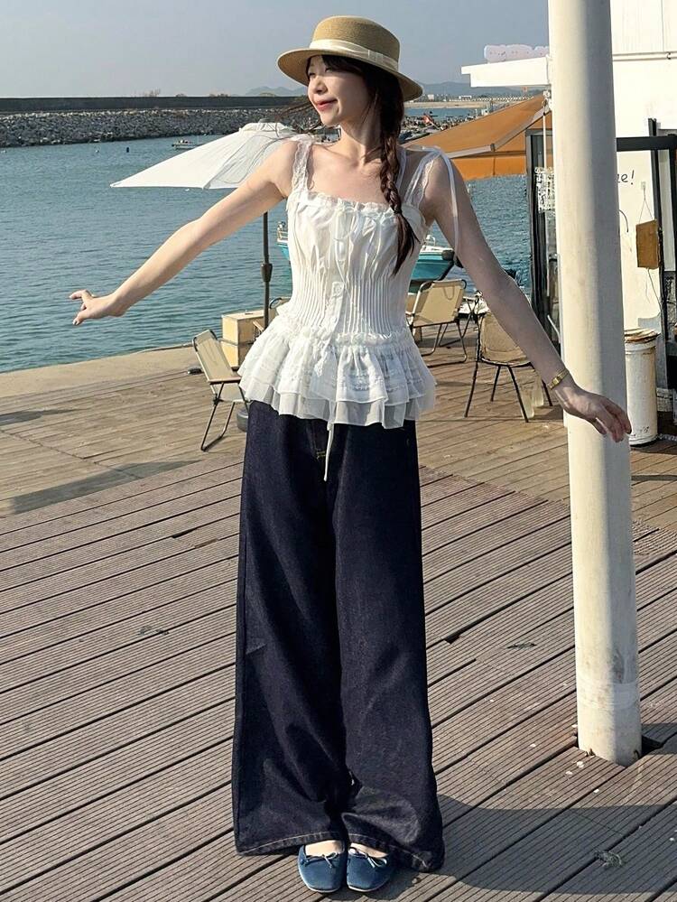 Women's Lace Patchwork Camisole Summer