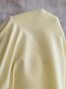 Elaquor Plus Size Women 2-Piece Set: Solid Color Ruched Front Tie Sleeveless Blouse And Mini Skirt Casual Boho Light Yellow Two Pieces Set Elegant Vacation - Light Yellow - View 7