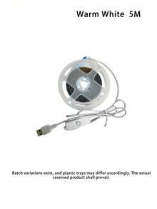 1 PC LED COB Strip Light 5V With Touch Sensor For Dimmable Brightness Control, Available In Warm Light / White Light / Natural Light. DIY Strip Light 1M-5M For Bedroom, Wardrobe, Office, Corridor, Stairs, Kitchen, Hallway, DIY-Shaped Lighting. - Touch - View 21