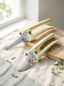 Haus Hana Advanced Garden Scissors, Scissors Gardening Tools, Pruning Shears For Flowers, Shrubs, Roses And Fruit Trees, Plant Shears For Flower Shops, Courtyards And Orchards, Sharp White Anvil Shears, 2 - beige - View 4