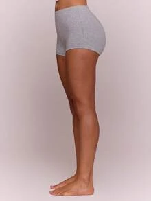 MUSERA ESSENTIALS Quần short nữ - Xám - Xem 4