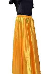 Đầm khiêu vũ dài thời trang, làm từ sợi polyester, váy ba lê satin dành cho nữ, thích hợp cho múa bụng, khiêu vũ, múa flamenco và múa rock. - Nhiều màu - Xem 18