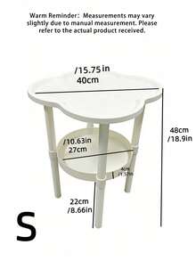1PC Scandinavian Modern Coffee Table Movable Side Table Multi Functional Furniture Piece Cottage Core Christmas Home Decor Living Room Accent Holiday Gift Idea Stocking Fillers - Multicolor - View 8