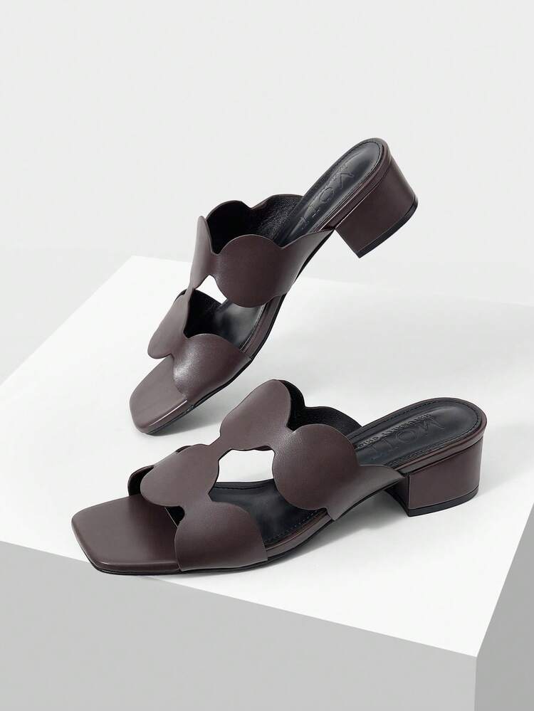 SIMPLE AND GENEROUS, FASHIONABLE AND VERSATILE, CASUAL WORKPLACE COMMUTER WOMEN'S HIGH-HEELED SANDALS