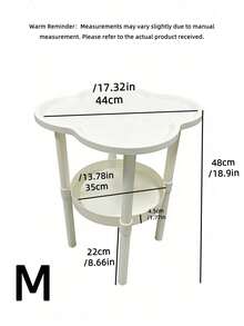 1PC Scandinavian Modern Coffee Table Movable Side Table Multi Functional Furniture Piece Cottage Core Christmas Home Decor Living Room Accent Holiday Gift Idea Stocking Fillers - Multicolor - View 11