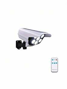 1PC Outdoor Solar Sensor Light, 2000 Lumens, 77 LED Bulbs, With Remote Control; Wireless Fake Surveillance Camera, Suitable For Hotel Porch, Garden, Patio, Driveway And Other Locations - Simulation camera light - View 13