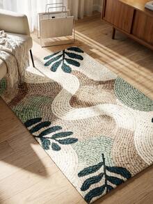 1 buah Keset Bermotif 3D, Karpet Wol dengan Desain Tanaman Hijau Segar, Cocok untuk Kamar Mandi, Dapur, Luar Ruangan, Dalam Ruangan, Lorong, Kamar Tidur, Ruang Tamu, Samping Tempat Tidur, Dapat Dicuci dengan Mesin, Mudah Dibersihkan, Bagian Bawah Anti Selip, Cocok untuk Dekorasi Kamar Tidur Musim Dingin, Dekorasi Liburan Hari Valentine, Aksesori Kamar Mandi Penting, Set Dekorasi Ruangan, Keset Karpet Dekoratif Luar Ruangan - MultiWarna - View 4