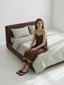 Veyra Day 2/3 Pieces100% Polyester 3D Bubble Texture Bedding (Duvet Cover + 1/2 Pillowcases, No Comforter Included), All-Season Modern Polyester Bedding Collection - bean green - View 2