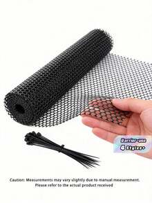 Animal Protective Fencing, Ideal For Cats, Dogs, Home Balcony Nets, Poultry Barriers And Gardening - Plastic Chicken Wire Netting - Multipurpose Plastic Fence And Net [Comes With 1 Pack Of Zip Ties] - Multicolor - View 1