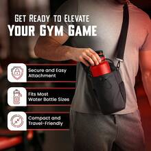A Magnetic Suction Fitness Kettle Bag, Adjustable Shoulder Strap One-Shoulder Cross-Body Bag Sports Bag | Large-Capacity Sports Storage Bag, Multi-Compartment Design | Retractable Rope, Sports Style, Strong And Durable Fitness Backpack/Cross-Body Bag, Convenient And Powerful Magnetic Suction, Two-In-One Unisex, Suitable For Fitness, Sports, Travel Storage - Multicolor - View 5
