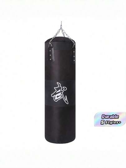 1pc Oxford Cloth Hollow Punching Bags For Boys And Girls, Including Chain Hooks, For Martial Arts And Combat Training (Unfilled).