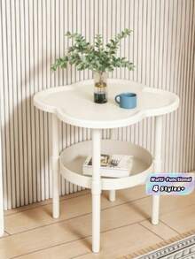 1PC Scandinavian Modern Coffee Table Movable Side Table Multi Functional Furniture Piece Cottage Core Christmas Home Decor Living Room Accent Holiday Gift Idea Stocking Fillers - Multicolor - View 1