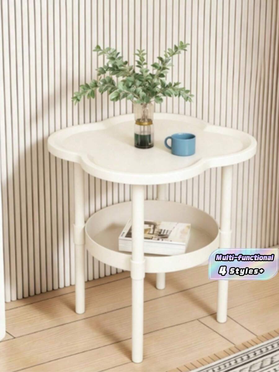 1PC Scandinavian Modern Coffee Table Movable Side Table Multi Functional Furniture Piece Cottage Core Christmas Home Decor Living Room Accent Holiday Gift Idea Stocking Fillers - Multicolor - View 1
