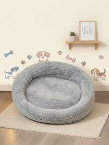 PETSIN 1 Piece Of Ultra Soft Plush Pet Bed - A Comfortable And Warm Hamster Bed With Anti Slip Bottom And Insulation Pad, Perfect For Guinea Pigs And Other Small Animals, Round Fluffy And Colorful Design - View 13