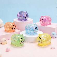 MINKOJA MINKOJA Squish Fidget Toys- 1/2/6/12pcs Cat Stress Ball- Sensory Toy, Gummy Cat Squish Fidget Toys, Squeeze Toy, Stress Relief Toy Squeeze Ball, - Assorted Colors- Basket Filler, Classroom Activity And Party Favor, Random - dog - View 9