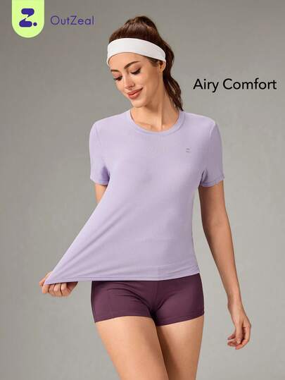 OutZeal Women Outdoor Tee Hiking Camping Summer Short Sleeve Outdoor Tops