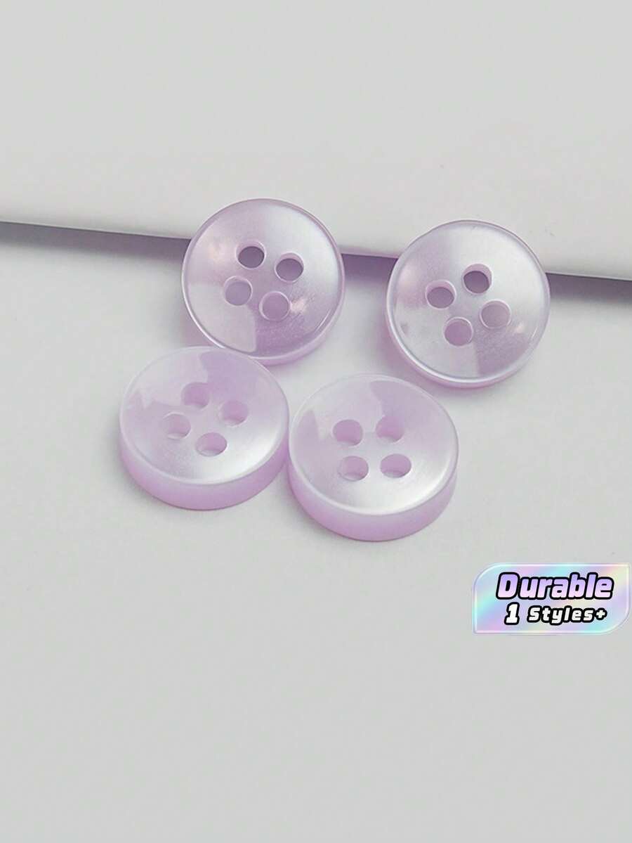 50/100/200/300/500/1000 颗纽扣 - 浅紫色复古圆形纽扣,适用于 DIY 项目、衬衫、缝纫、小型配饰(例如钱包)和 DIY 钱包制作。 - 淺紫色 - 查看 1