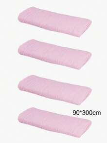 Bohemian Style Sheer Table Runner. Romantic Farmhouse Cheese Cloth Long Table Runner For Wedding Bride Party Birthday Decor(Pink) - Pink - View 16