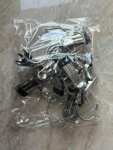 10 Portable Stainless Steel Clothespins With Hooks – Multi-Functional Clips, Suitable For Laundry, Wardrobe Organization, Holiday Clothing, And Home Storage. Multi-Functional Single-Hook Clothespins Can Be Used For Drying Pants And Skirts, Feature A Windproof Design, Save Space, And Are Suitable For Bedrooms, Closets, Wardrobes, Homes, And Dormitories. Note: Light Scratches May Occur During Transportation, Which Is Not A Quality Issue And Does Not Affect The Normal Use Of The Product. - 10pcs blue - View 9