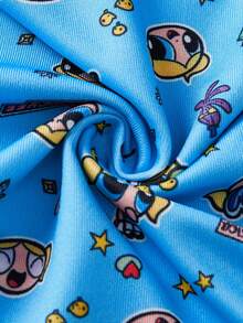 Chillnights THE POWERPUFF GIRLS X SHEIN 女士卡通印花休闲日常三角裤 - 彩色 - 查看 4