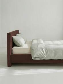Veyra Day 2/3 Pieces100% Polyester 3D Bubble Texture Bedding (Duvet Cover + 1/2 Pillowcases, No Comforter Included), All-Season Modern Polyester Bedding Collection - bean green - View 8