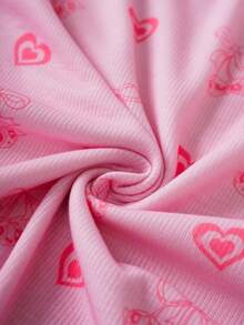 THE POWERPUFF GIRLS X SHEIN Women Short Dress For Daily Wear - Baby Pink - View 5