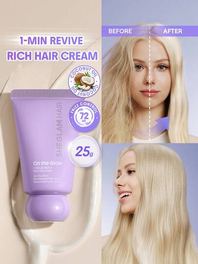 SHEGLAM HAIR Nước hoa On The Glow Silky Hair, Xịt chống rối, Xịt dưỡng tóc gỡ rối, Giảm xơ rối và tóc bay, Nuôi dưỡng tóc, Bảo vệ tóc khỏi hư tổn do nhiệt, Không gây nhờn hoặc nặng, Giúp tóc mềm mượt, óng ả cho tóc xoăn, khô và hư tổn Sinh nhật Quà Ngày lễ Hồng Rung cảm Trang điểm Bãi biển Trường học Lễ hội Hoa hồng Con gái Chăm sóc tóc Y2K Ngày của Mẹ Vật dụng cần thiết khi đi du lịch Kì nghỉ Mùa hè Những vật dụng cần thiết khi đi du thuyền