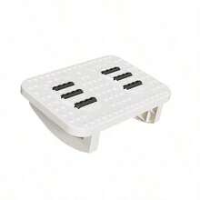 1 Giá đỡ chân bàn làm việc xoay 180° tiện dụng, chất liệu nhựa bền chắc với 8 lỗ thông gió, hỗ trợ nâng đỡ chân và điều chỉnh tư thế ngồi dưới bàn làm việc, màu trắng/đen, thiết kế đơn giản, cấu trúc chắc chắn, có thể dùng làm tấm lót chân hoặc ghế kê chân tại bàn làm việc. - Nhiều màu - A - miếng đệm chân - Xem 12