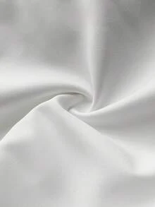 Maweii 大码吊带甜美优雅荷叶边下摆柔软优雅连衣裙 - 白色 - 查看 7