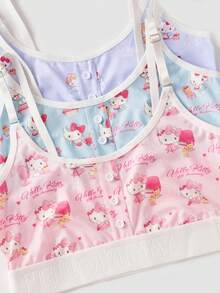 Chillnights HELLO KITTY AND FRIENDS | SHEIN 6pcs Collaboration Women's Lingerie Set - Multicolor - View 3