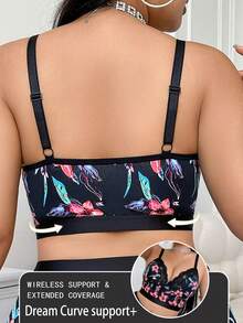 DesireSculpt เสื้อชั้นในไร้สายไซส์ใหญ่พิเศษ - มัลติคัลเลอร์ - ดู 2