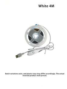 1 PC LED COB Strip Light 5V With Touch Sensor For Dimmable Brightness Control, Available In Warm Light / White Light / Natural Light. DIY Strip Light 1M-5M For Bedroom, Wardrobe, Office, Corridor, Stairs, Kitchen, Hallway, DIY-Shaped Lighting. - Touch - View 24