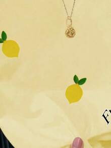 Girl & Teen Girls Cropped T-Shirt With All-Over Pineapple Print, Fitted Silhouette, Sweet & Comfortable, Suitable For Spring, Summer, Autumn, Winter - Multicolor - View 5