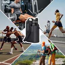 A Magnetic Suction Fitness Kettle Bag, Adjustable Shoulder Strap One-Shoulder Cross-Body Bag Sports Bag | Large-Capacity Sports Storage Bag, Multi-Compartment Design | Retractable Rope, Sports Style, Strong And Durable Fitness Backpack/Cross-Body Bag, Convenient And Powerful Magnetic Suction, Two-In-One Unisex, Suitable For Fitness, Sports, Travel Storage - Multicolor - View 11