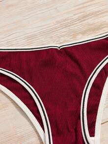 SHEIN 7pcs/Pack Seamless Cheeky Panties - Multicolor - View 4