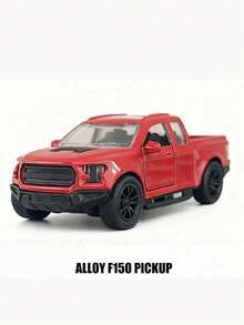 1pc Retro Alloy Metal Pickup Truck Decoration - Pink & Red Classic Car Model With Decor, Openable Doors, Required - Ideal For Home & Office Decor, Toy Vehicle Collection - Multicolor - View 13